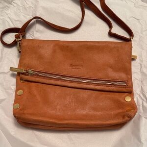Hammitt VIP Medium Brown Leather Crossbody Bag, Used